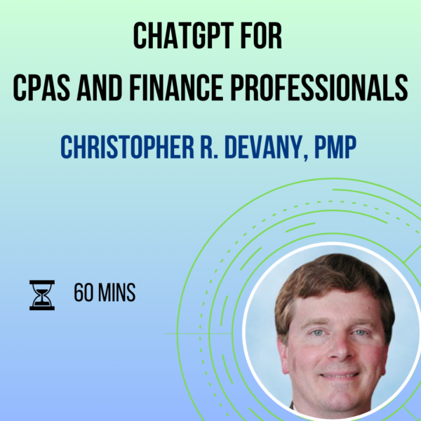 ChatGPT for CPAs and Finance Professionals