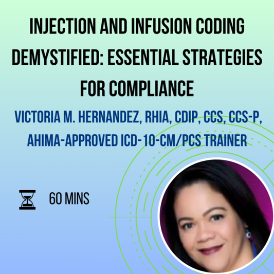 Injection and Infusion Coding Demystified: Essential Strategies for Compliance